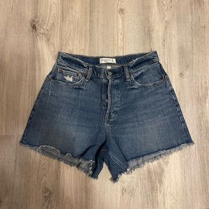 Abercrombie high waisted dad shorts